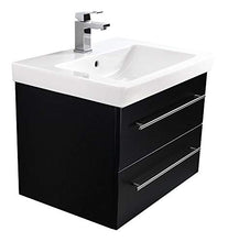 Mobile bagno con lavabo Villeroy & Boch Subway 2.0 65cm nero satinato