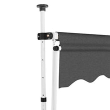 E E-NICES Tenda da Sole Retrattile Manuale 350 cm Antracite