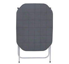 Dajar - Tavolo pieghevole da campeggio, 53 x 70 x 61 cm, colore: grigio
