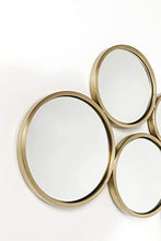 Kare Design - Specchio Bubbles Ottone, 93 x 138 cm