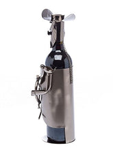 Contenitori del Vino Wine Rack Bottle Holder Metallo Nave Pirata Capitano