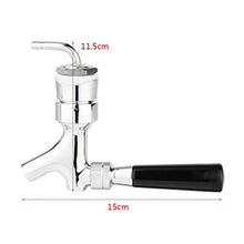 KANGIRU Rubinetto Birra Rubinetto Tiraggio Tubo Ottone con Gomito 1-2/5''X3 / 16 ''