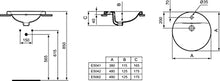 Ideal Standard – Lavabo Rotondo da Connect 38 cm (e504101)