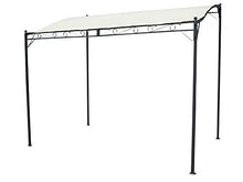 GAZEBO m3X2 BIANCO ECRU' A PARETE