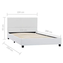 SKM Giroletto Bianco in Similpelle 100x200 cm (19.55kg)