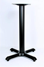 Base tavolo, 72 cm, telaio tavolo, telaio nero,"Kiel" con alianti del pavimento regolabili