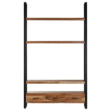 vidaXL Credenza Alta 118x30x200 cm in Legno Massello di Acacia