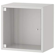 Armadio EKET con anta in vetro 35x25x35 cm grigio chiaro