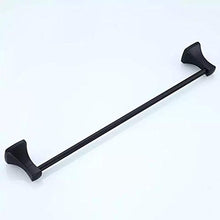 GYCS Mensola angolare per Bagno Nero Single Pole Bagno Hardware Pendente Single Pole Towel Rack Accessori per Il Bagno