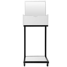 GXP Tavolino da caffè A Forma di C del Computer Portatile da Tavolo per Laptop da Comodino con Mobili per La Casa Specchio
