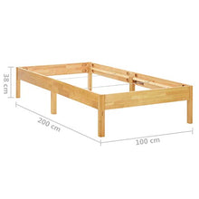 SKM Giroletto in Legno Massello di Rovere 100x200 cm