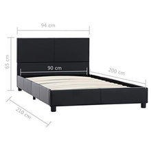 SKM Giroletto Nero in Similpelle 90x200 cm (19.05kg)