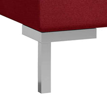 FAMIROSA Set Divano 7 pz in Tessuto Vino Rosso-2877