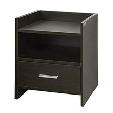 SoBuy Comodino Marrone, Comodino Letto con cassetto FBT66-BR