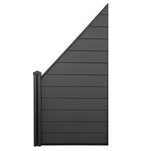 Mendler Pannello supplementare frangivento Obliquo DX Privacy Sarthe WPC 98cm Antracite