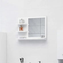 vidaXL Specchio da Bagno Rovere Sonoma 60x10,5x45 cm in Truciolato