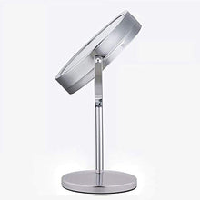 HGXC Specchio per Il Trucco Illuminato 5X Specchio per Il Trucco con luci e ingrandimento, Touch Screen, Doppio Specchio di cortesia Alimentato