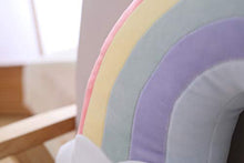 MJTP Arcobaleno Cuscino Morbido Cuscino Arcobaleno Peluche della Cuscino Divano Sedia Letto Decorazione Cuscini farcito Giocattolo Regalo (Style-A)