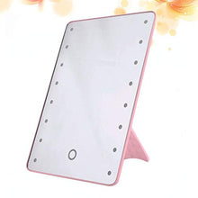 Minkissy Specchio cosmetico per Trucco 16 LED LED Specchio per Trucco Touch Screen Specchio cosmetico per Specchio cosmetico dimmerabile Specchio Luminoso