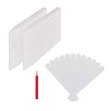 Relaxdays Set da 300 Etichette per Piante, Targhette Identificative per Aiuole e Piantine, L: 13 cm, Plastica, Bianco