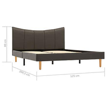 SKM Giroletto Antracite in Similpelle 120x200 cm