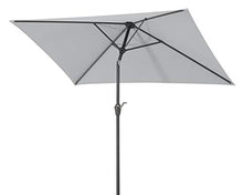 Schneider Bilbao 210 x 130 cm Ombrellone, Grigio Argentato