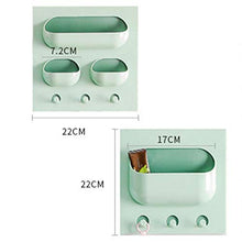 Dravem - Mensola da parete per cucina e bagno, colore puro, 1 foro