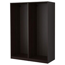 PAX 2 telai armadio 150x58x201 nero-marrone