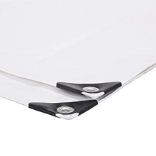 E-starain Telone LDPB0006ws3 Impermeabile Occhiellato Traspirante Multiuso per Giardino PE 180g/m² 4x8m Bianco