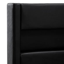 SKM Giroletto Nero con LED in Similpelle 120x200 cm (44.55kg)