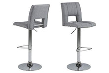 Amazon Brand - Movian Sarnen - Set da 2 sgabelli da bar, 52 x 41,5 x 115 cm, grigio