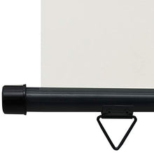 vidaXL Tenda da sole laterale per balcone, 80 × 250 cm, bianco crema