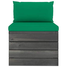 FAMIROSA Set Divani da Giardino su Pallet 7 pz con Cuscini Massello Pino-1880