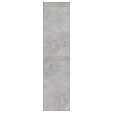 Tidyard Armadio Grigio Cemento 100x50x200 cm in Truciolato,2 Cassetti e 1 Ampio Scomparto