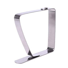 Nikunty - Mollette da Tavolo per Picnic, 4 Pezzi, in Acciaio Inox