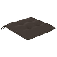 vidaXL Sedie da Giardino Cuscini Grigio Talpa 6 pz in Massello di Teak