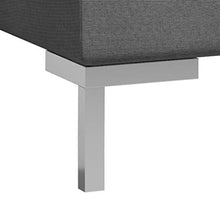FAMIROSA Set di Divani 7 pz in Tessuto Grigio Scuro-2870