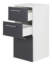 Set di mobili da bagno SANTINI 75 (4 pezzi) Antracita satinado