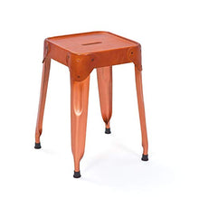 Links - Urban A21 - Set 4 sgabelli. Dim: 35x35x45 h cm. Col: Marrone. Mat: Metallo.