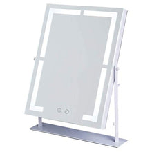 Specchio per Trucco (luminoso e caldo) è adatto per il bagno, Selfie fill light touch screen controllo della luce Specchio per Trucco a LED Specchio Illuminato Rotazione a 360 gradi Facile da trasport