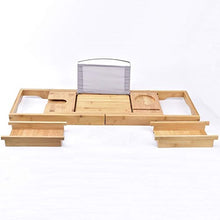per Bath Rack. SSL Bamboo Vasca da Bagno Rack Telescopico Rack per Servizi igienici multifunzionali telescopico Rack da Bagno in ammollo, Stile: Bordo a Basso Consiglio