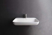 Lavabo sospeso 60 x 40 cm, bianco opaco Rockstone
