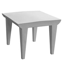 Kartell Tavolino Bubble Club, Polietilene, Grigio, 51,5 x 51,5 x 41,5 cm