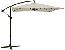 giordano shop Ombrellone da Giardino Decentrato 2x3m in Metallo Ecrù