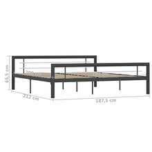 SKM Giroletto Grigio e Bianco in Metallo 180x200 cm