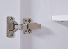 Inter Link Armadio Rustico con Ante a Battente Pino Massiccio Verniciato, Bianco