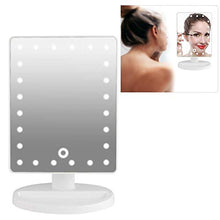 Specchio da trucco, 20 LED 10X manifesto specchio cosmetico touch screen USB ricarica specchio trucco