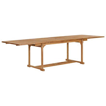 SKM Set da Pranzo 9 pz in Legno Massello di Teak (110.25kg)