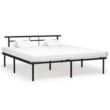 vidaXL Giroletto Nero in Metallo 200x200 cm