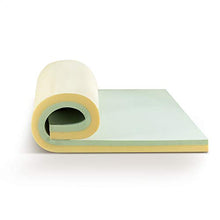 ZINUS Coprimaterasso in memory foam al tè verde | 140 x 190 cm | OEKO-TEX | Per materassi, letti e divani